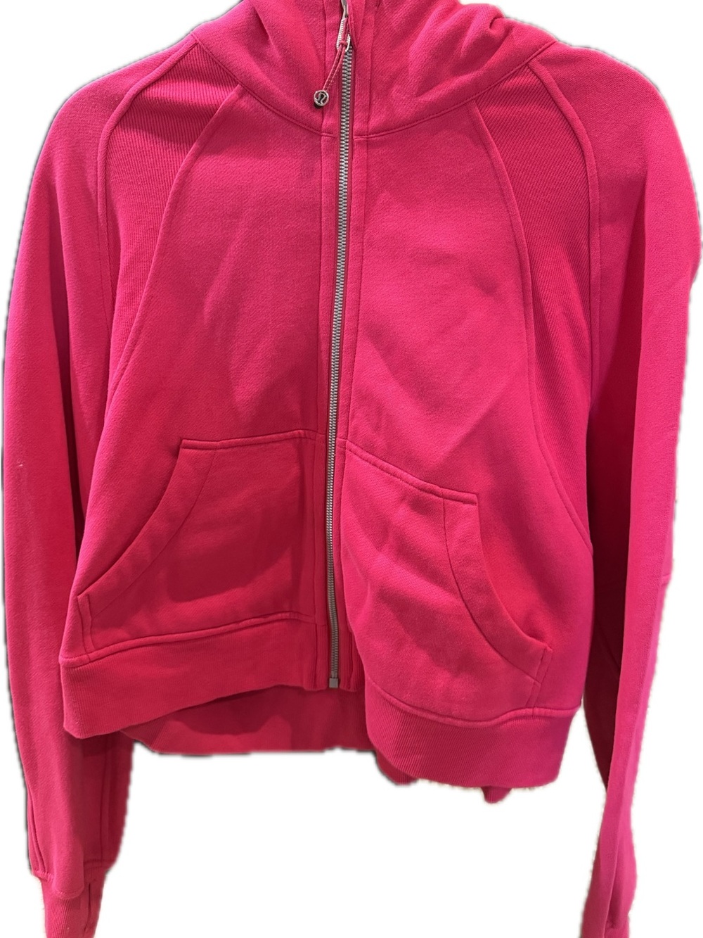 lululemon athletica Hot Pink Scuba Oversized Full Zip Hoodie